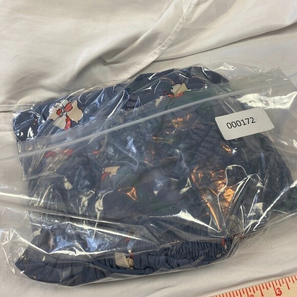 Abercrombie & Fitch Blue Floral Smocked Off The Shoulder Babydoll Mini Dress S - Picture 14 of 14